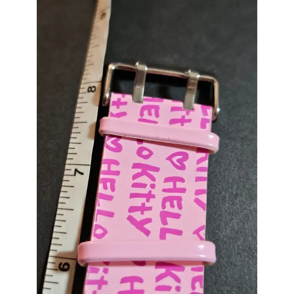 *Sale* Pink and silver tone Hello Kitty watch needs battery